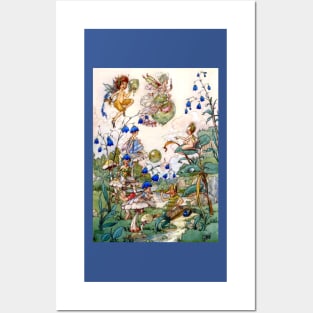 Bluebell Fairies - Harold Gaze Posters and Art
